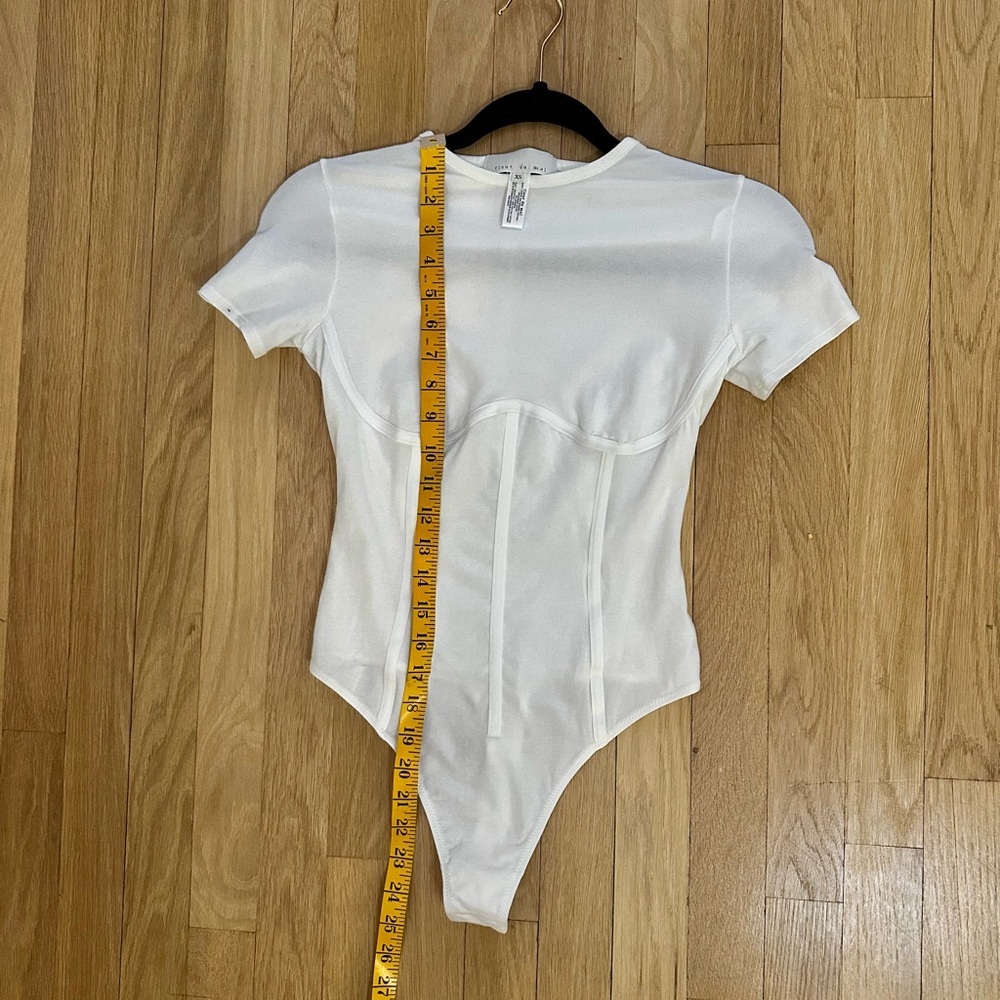Fleur du Mal Organic Cotton Corset Bodysuit - Picture 10 of 12